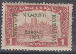 Hungary Szegedin Szeged 1919 Mi#16 Mint Hinged - Szeged