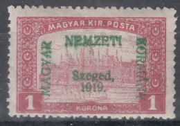 Hungary Szegedin Szeged 1919 Mi#16 Mint Hinged - Szeged