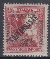 Hungary Szegedin Szeged 1919 Mi#26 Mint Hinged - Szeged