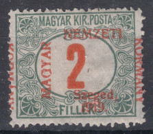 Hungary Szegedin Szeged 1919 Porto Mi#1 Moved Overprint, Mint Hinged - Szeged
