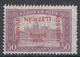 Hungary Szegedin Szeged 1919 Mi#13 MNG - Szeged