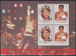 F-EX48746 ST VINCENT MNH 1985 SINGER POP MICHAEL JACKSON.  - Cantanti