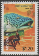 AUSTRALIA - USED - 2023 $1.20 Aussie Big Things - Giant Murray Cod, Swan Hill, Victoria - Oblitérés