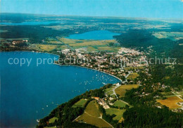 73813577 Herrsching Ammersee Fliegeraufnahme Mit Pilsen Und Woerthsee Herrsching - Herrsching