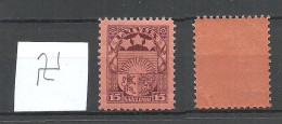Latvia Lettland 1939 Michel 120 Y Inverted Wm MNH - Latvia