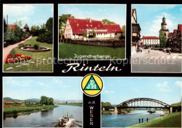 73813441 Rinteln Weser Jugendherberge Rinteln Hauptstrasse Weserpartien  - Rinteln