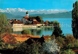 73128978 Wasserburg Bodensee Kirche Panorama Wasserburg Bodensee - Wasserburg A. Bodensee