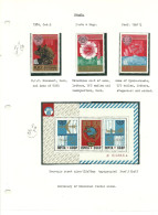 RUSSIA Russland 1974 Michel 4285 - 4287 + S/S Block Michel 98 MNH UPU Weltpostverein - UPU (Universal Postal Union)