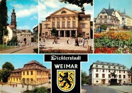 73126769 Weimar Thueringen Schloss Deutsches Nationaltheater Markt Wittumspalais - Weimar