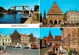 73126574 Greifswald Wiecker Bruecke Rathaus Platz Der Freundschaft Markt Greifsw - Greifswald