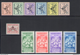 1939 Vaticano,  Francobolli Nuovi , Annata Completa 11 Val MNH ** - Años Completos