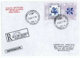 NCP 14 - 2596-a Muzeum AZULEJO Lisabona, Romania - Registered, Stamp With Vignette - 2011 - Museos