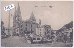 SPA- LA CASCADE ET L EGLISE - Spa