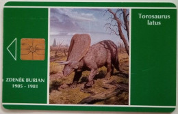 Czech Republic 150 Units Chip Card - Torosaurus Latus - Tsjechië