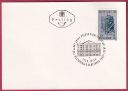 Österreich 1317 Ersttag Auf Karte 31. 10. 1969 Spargedanken (Nr.10.009) - FDC