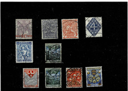 NEDERLAND ,10 Pezzi Usati ,1 Ripetizione ,e 1 Serie Completa ,qualita Ottima - Used Stamps