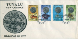 Tuvalu 1976 SG26-29 Coinage Set FDC - Tuvalu