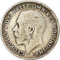 Monnaie, Grande-Bretagne, George V, 3 Pence, 1916, TB, Argent, KM:813 - F. 3 Pence