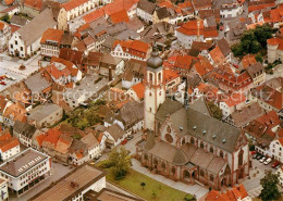 73124386 Tauberbischofsheim Fliegeraufnahme Stadtkirche Sankt Martin Tauberbisch - Tauberbischofsheim