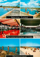 73124186 Damp Freibad Strand Meerwasserwellenbad Mit Cafe Damp - Damp