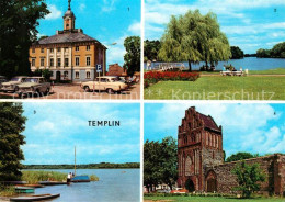 73123275 Templin Rathaus Stadtsee Luebbesee Prenzlauer-Tor Templin - Templin