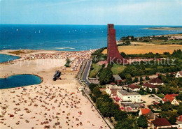 73123185 Laboe Fliegeraufnahme Mit Strand Laboe - Laboe