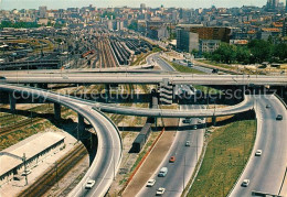 73123161 Beograd Belgrad Fliegeraufnahme Hochstrassen Autobahn  - Serbie