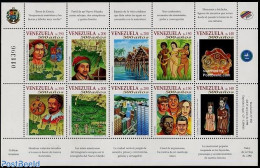 Venezuela 1998 Discovery 10v M/s, Mint NH, History - Various - Explorers - Maps - Esploratori