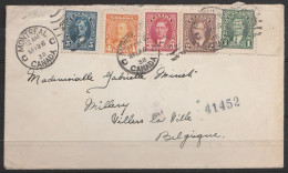 Canada - L. Affr. 15c (multicolore !) Càd "MONTREAL/26 MY 1938" Pour MELLERY (Villers-la-Ville) - Brieven En Documenten