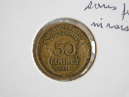 France 50 Centimes 1931 Sans Fruit Ni Raisin MORLON (554) - 50 Centimes