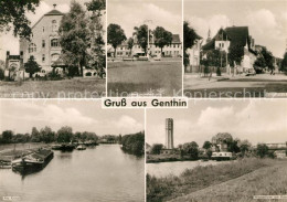 73121664 Genthin Kreisheimatmuseum Bahnhofstrasse Kanal Wasserturm Genthin - Genthin