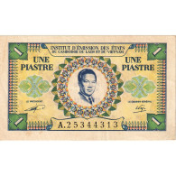 Billet, Indochine Française, 1 Piastre = 1 Riel, KM:93, TTB+ - Indocina