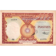 Billet, Indochine Française, 10 Piastres = 10 Dong, 1953, KM:107, SUP - Indochine