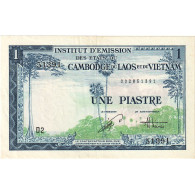 Billet, Indochine Française, 1 Piastre = 1 Dong, Undated (1954), KM:105, SPL - Indochina