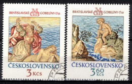 Tchécoslovaquie 1976 Mi 2319-20 (Yv 2163-4), Obliteré - Oblitérés