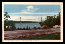 CANADA - TORONTO - A VIEW FROM A HIGHWAY LOOKOUT - THOUSAND ISLANDS - Toronto