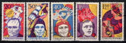 Tchécoslovaquie 1977 Mi 2402-6 (Yv 2238-42), Obliteré - Used Stamps