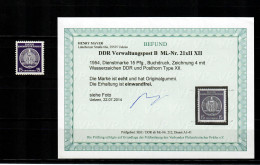 DDR Verwaltungspost MiNr. 21xII XII, Postfrisch, ** - Mint