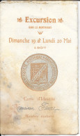 Membre Société Historique & Archéologique Saint-Malo - Excursion Dans Le Mortainais (Manche) Mai 1907 - Tessere Associative