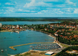 73119758 Eckernfoerde Fliegeraufnahme Mit Segelhafen Eckernfoerde - Eckernförde