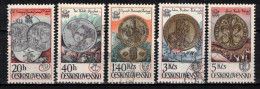 Tchécoslovaquie 1978 Mi 2427-31 (Yv 22558-62), Obliteré - Gebruikt