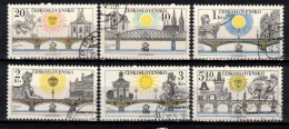 Tchécoslovaquie 1978 Mi 2445-50 (Yv 2278-83), Obliteré - Usati