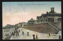 Oostende Le Palais Du Roi Et La Digue De Mer 1921 Ostende Htje - Oostende