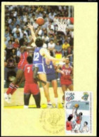 1251  Basketball - 1991 Pan American Games - Maximum Card - Cb - 2,50 . - Basketbal