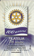 FRANCOBOLLO CELEBRATIVO - 100 ANNI ROTARY - 2011-20: Cartas & Documentos