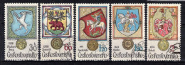 Tchécoslovaquie 1979 Mi 2507-11 (Yv 2335-9), Obliteré - Used Stamps