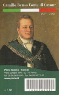 FRANCOBOLLO COMMEMORATIVO - CAMILLO BENSO CONTE DI CAVOUR - 2011-20: Storia Postale