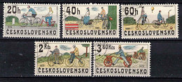 Tchécoslovaquie 1979 Mi 2522-6 (Yv 2350-4), Obliteré - Usati