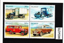 IMOef/15  I S L A N D  1992  Michl  770/73  ** Postfrisch Siehe ABBILDUNG - Unused Stamps