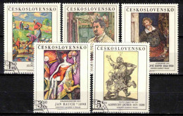 Tchécoslovaquie 1979 Mi 2534-8 (Yv 2355-9), Obliteré - Gebraucht